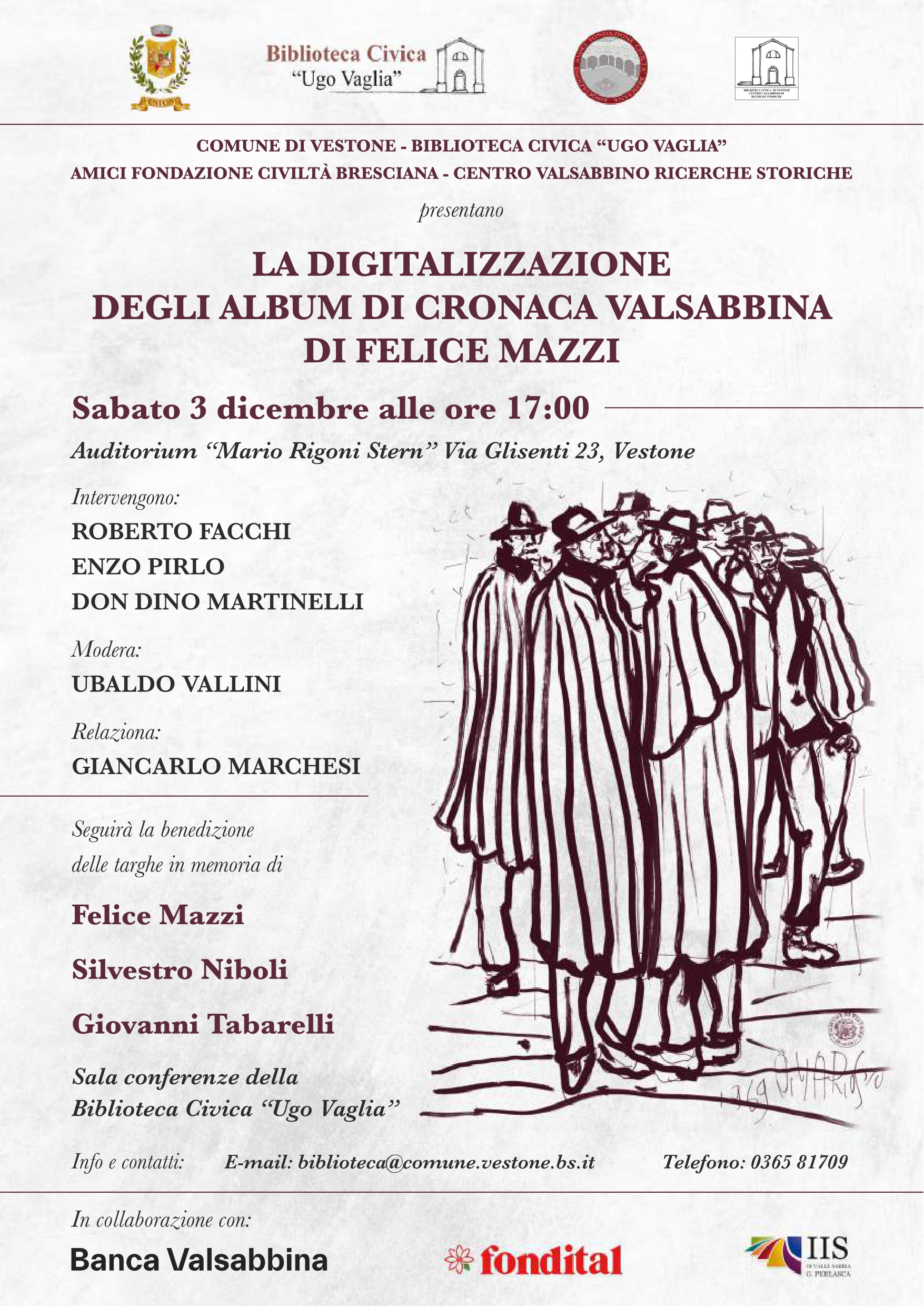 Immagine di copertina per la digitalizzazione degli Album di Cronaca Valsabbina di Felice Mazzi